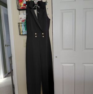 Elegant Black Sleeveless Jumpsuit